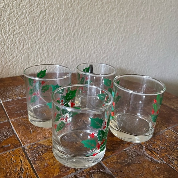 Vintage handmade Christmas glass cups - Picture 12 of 12